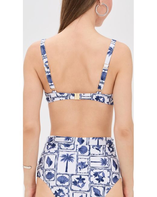MINKPINK Blue Sylvie Bra Bikini Top