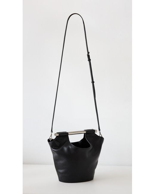 Staud Black Mar Mini Bucket Bag