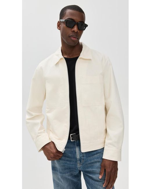Rag & Bone Natural Simon Denim Garage Jacket for men