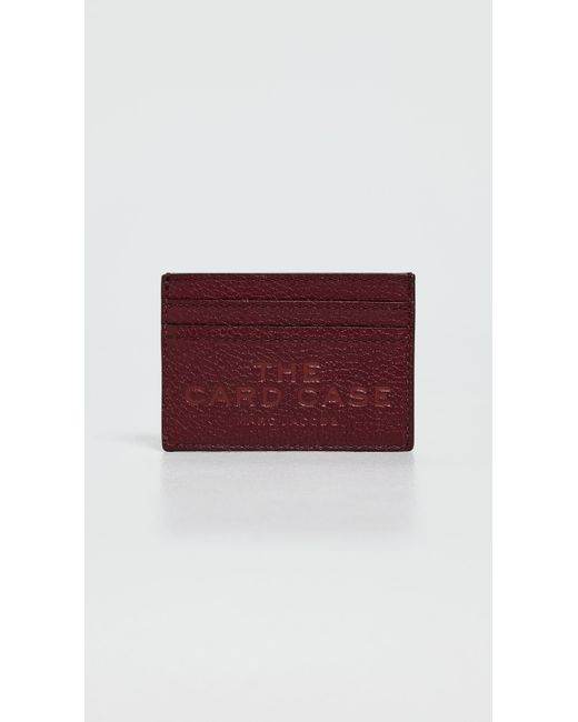 Marc Jacobs Red The Leather Card Case