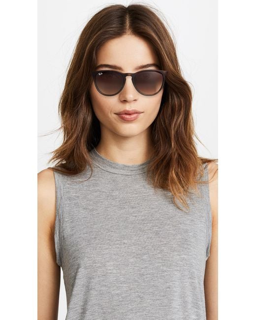 Ray-Ban Rb4171 Erika Sunglasses in Brown - Lyst