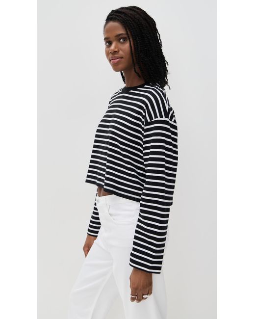 ATM Black Stripe Classic Boxy Tee