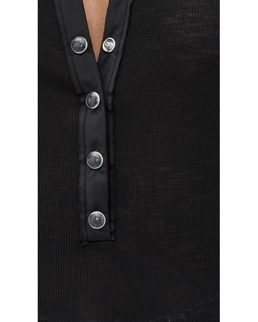 Veronica Beard Black Drexler Top