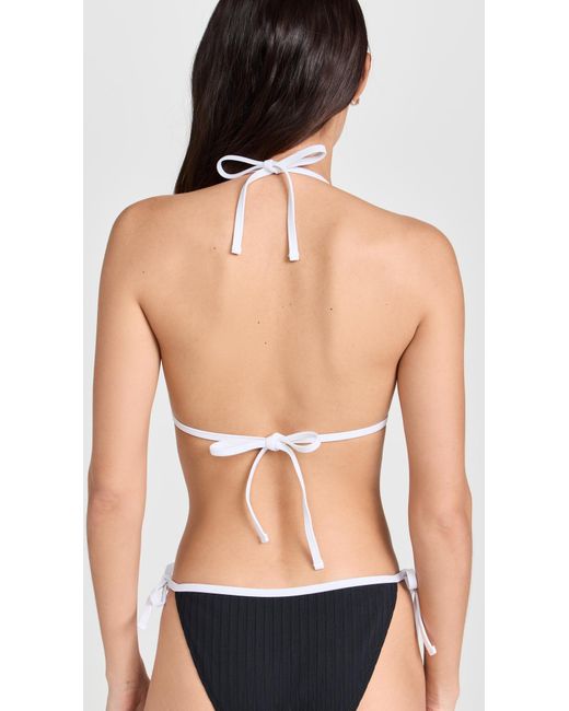 Solid & Striped Black The Iris Bikini Top