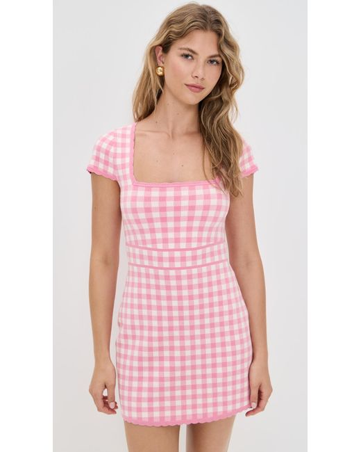 LoveShackFancy Pink Kellen Dress