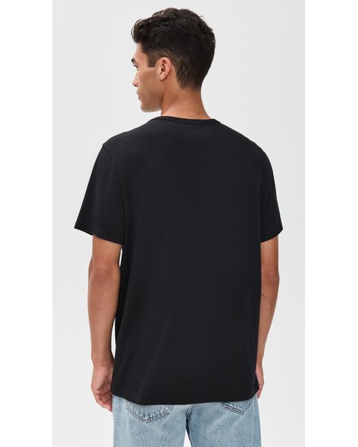 Marine Layer Black Signature Crew Tee for men