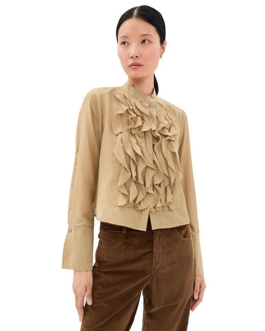 Twp Natural Patti Button Down Blouse