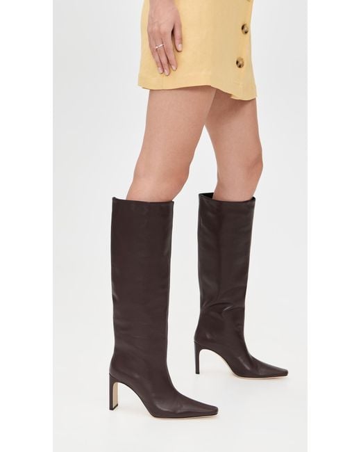Staud Black Wally High Heel Boots