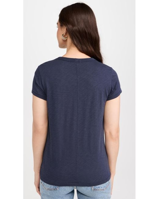Rag & Bone Black The Slub Tee