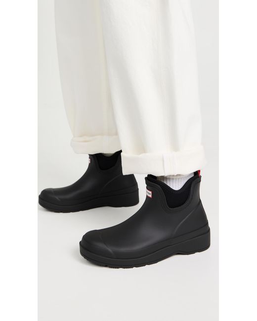 Hunter Black Play Chelsea Neo Boots