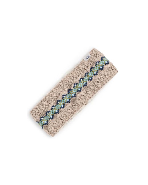 Faherty Brand White Fairisle Headband