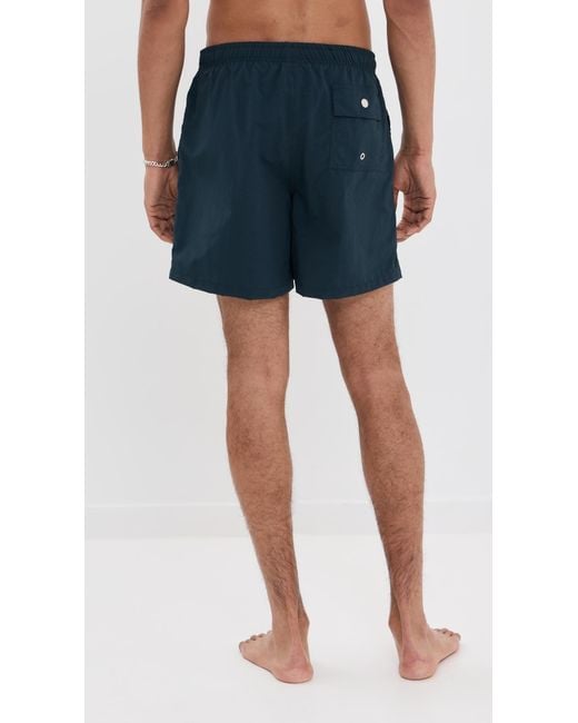 Bather Blue Solid Swim Trunks 5 for men