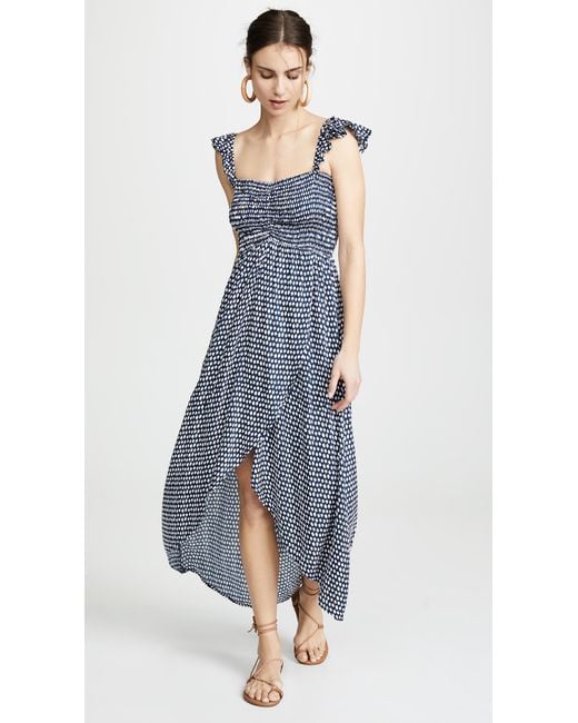 tiare hawaii riviera maxi dress navy