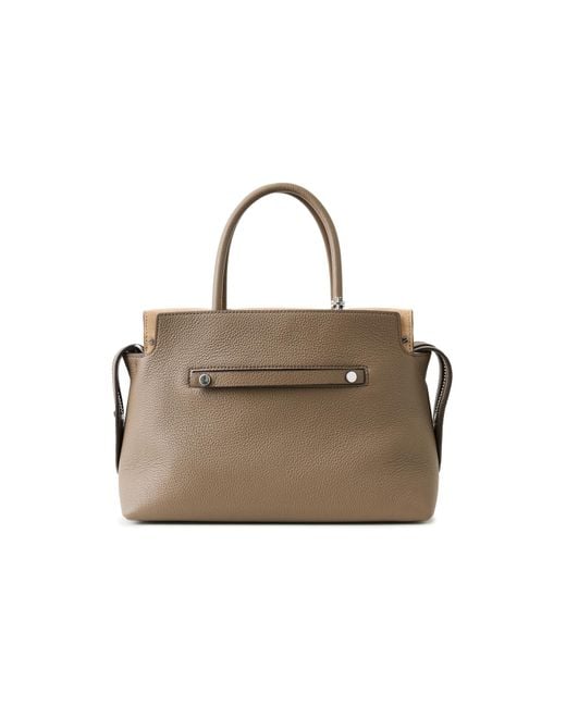 Tory Burch Multicolor Mercer Pebbled Satchel