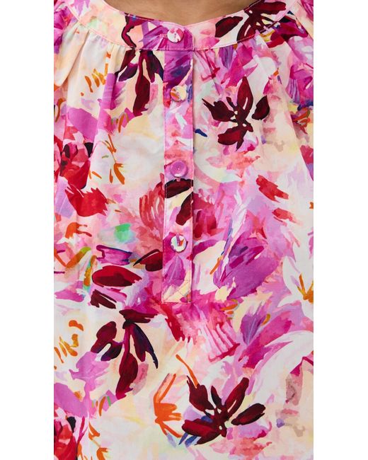Ulla Johnson Red Vienne Blouse