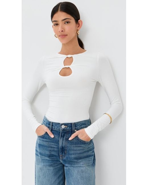 Le Bos White Brigitte Top