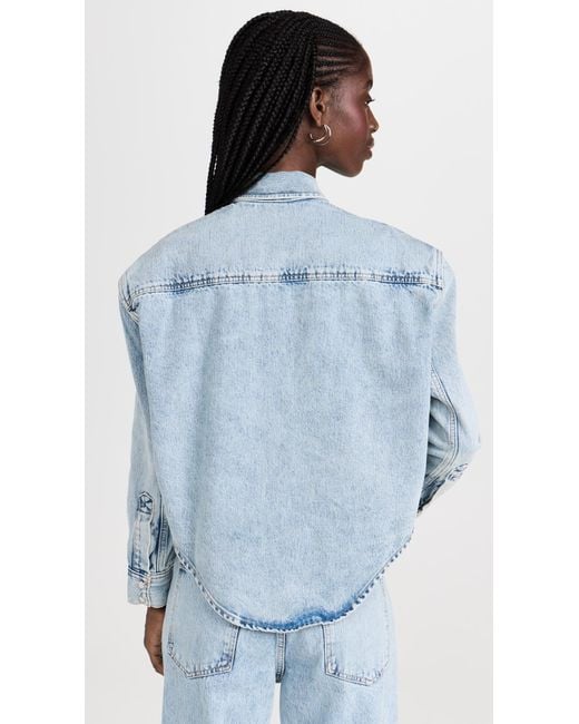Wardrobe NYC Blue Wardrobe. Nyc Denim Jacket