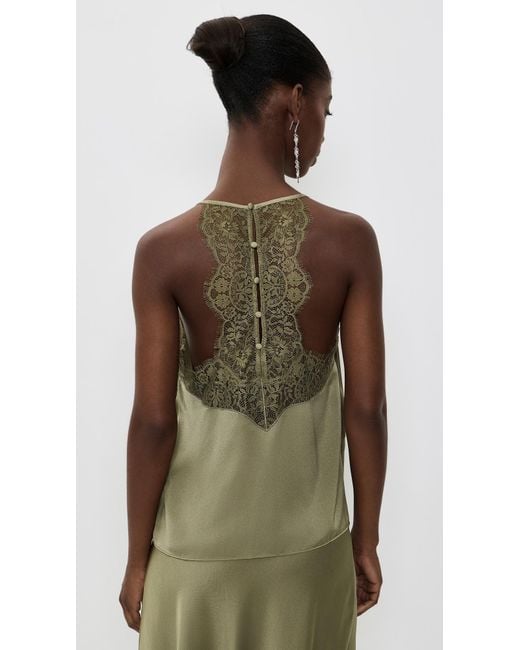 Ba&sh Green Corina Top