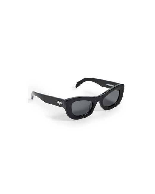 Wisdom Black Frame 30 Sunglasses