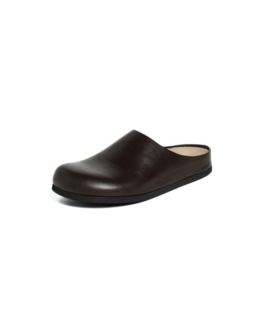 Common Projects Black Leather Clogs