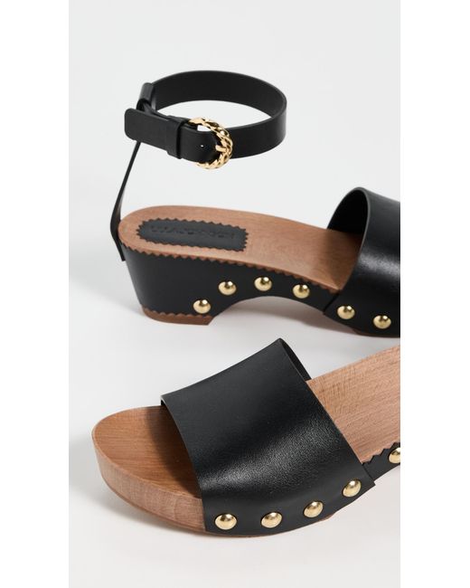 Ulla Johnson Black Esti Clogs