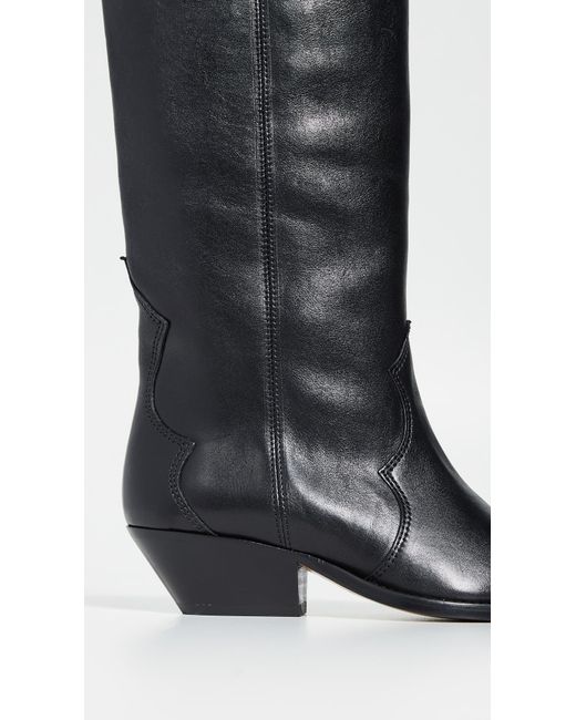 Isabel Marant Black Denvee High Boots