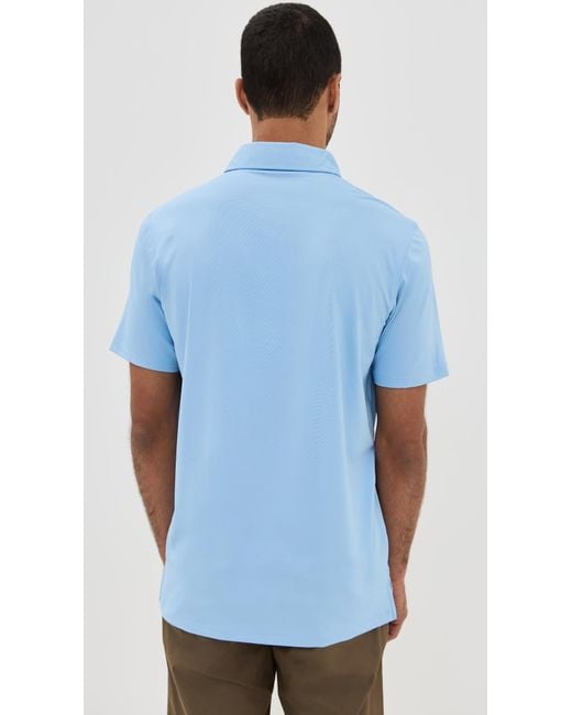 Greyson Blue Tala Lightweight Airflow Jersey Polo for men