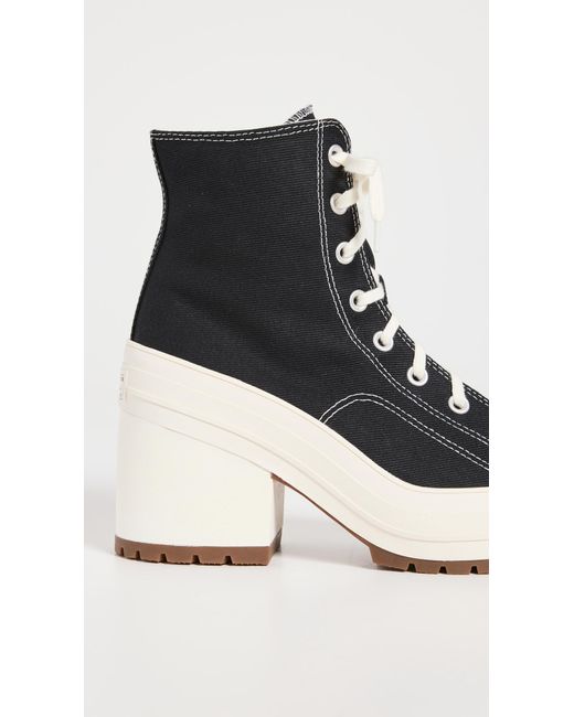Converse Black Chuck 70 Brand-patch Canvas Heeled Trainers