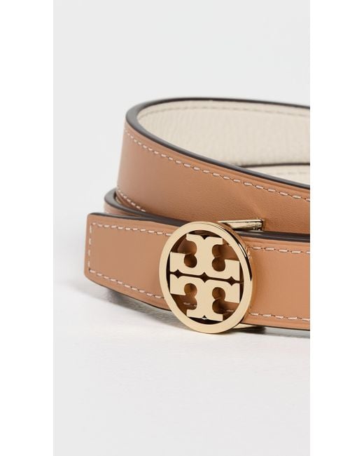 Tory Burch Multicolor 1 Miller Smooth Reversible Belt