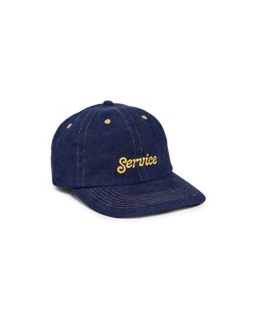 Service Works Blue Service Script Cord Cap for men