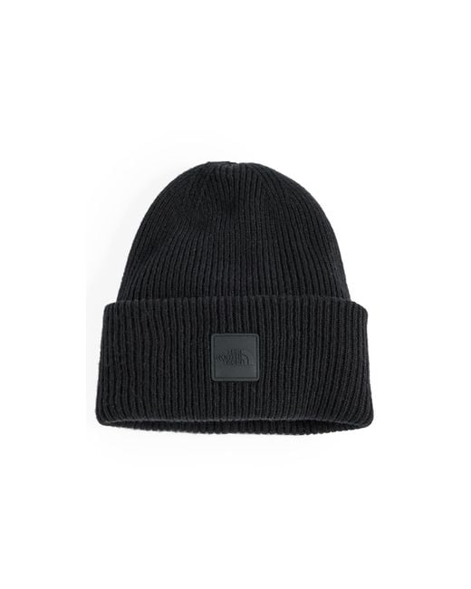 The North Face Black Urban Patch Beanie for men