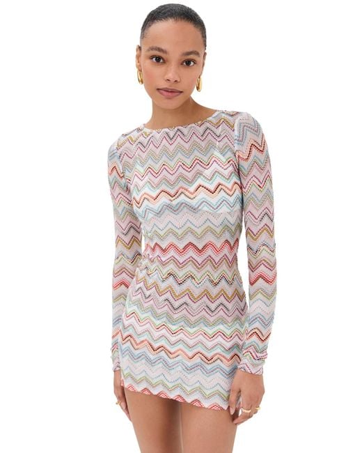 Missoni Long Sleeve Coverup Dress | Lyst