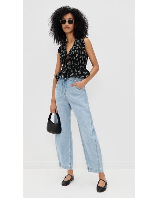 Rails Black Martine Top