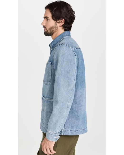 Alex Mill Blue Work Jacket for men