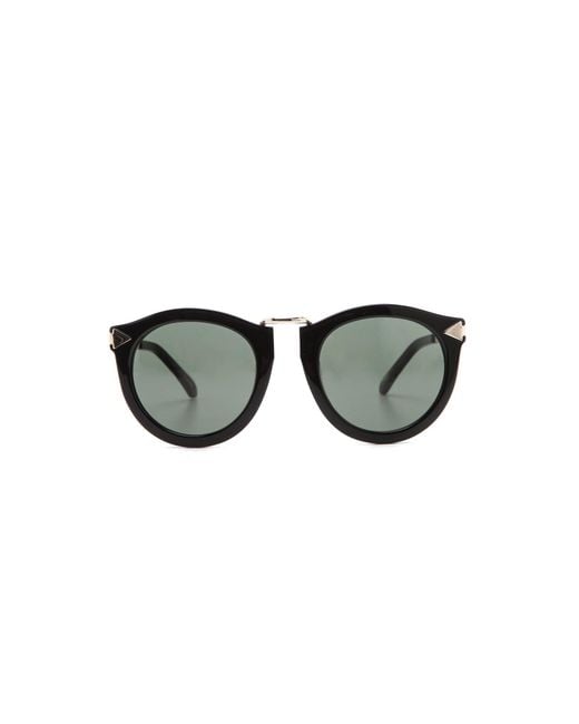 Karen walker The Harvest Sunglasses in Black - Save 11% | Lyst