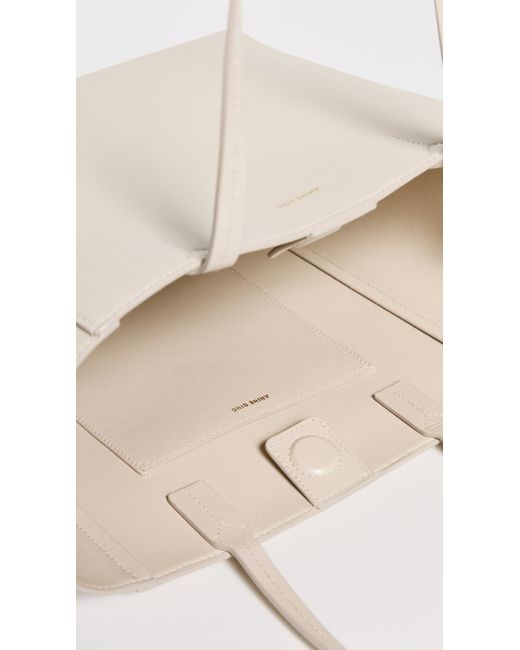 Anine Bing Natural Small Elly Tote