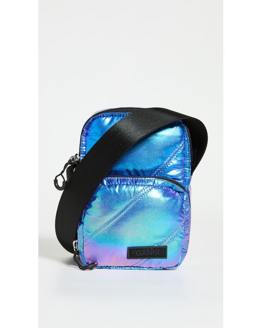 ganni mini crossbody logo bag