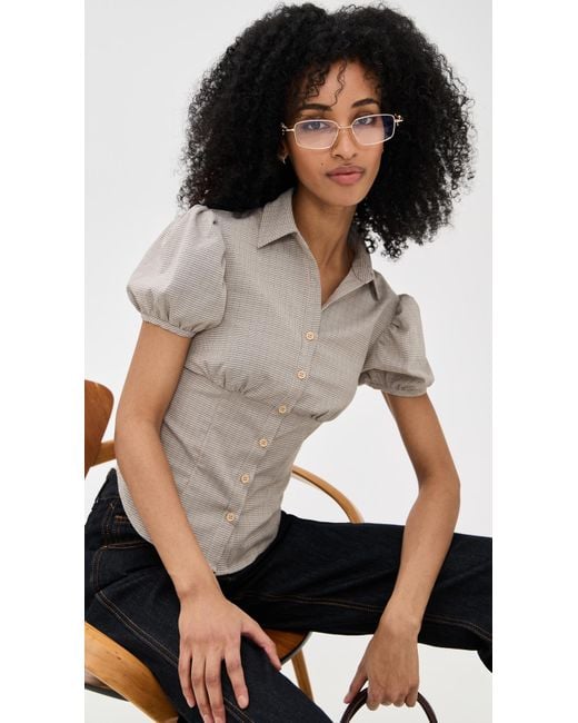 Lioness White Mon Cheri Blouse