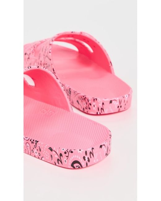 FREEDOM MOSES Pink Ringo Slides