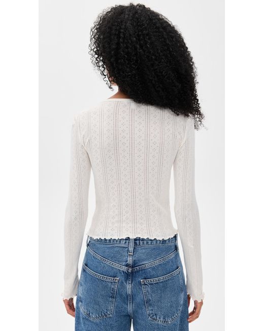 DAZE White Bunny Top