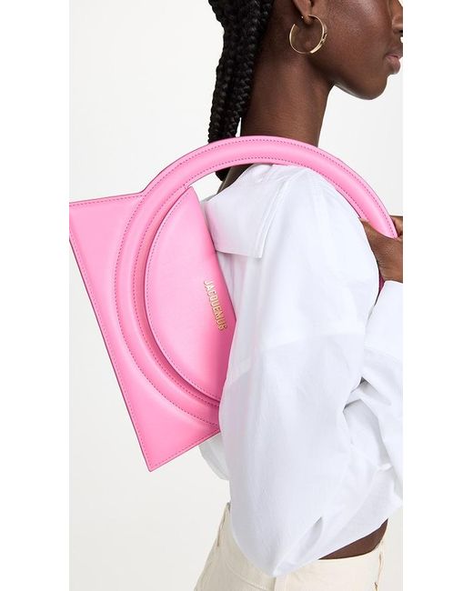 Jacquemus Le Sac Rond Satchel in Pink | Lyst