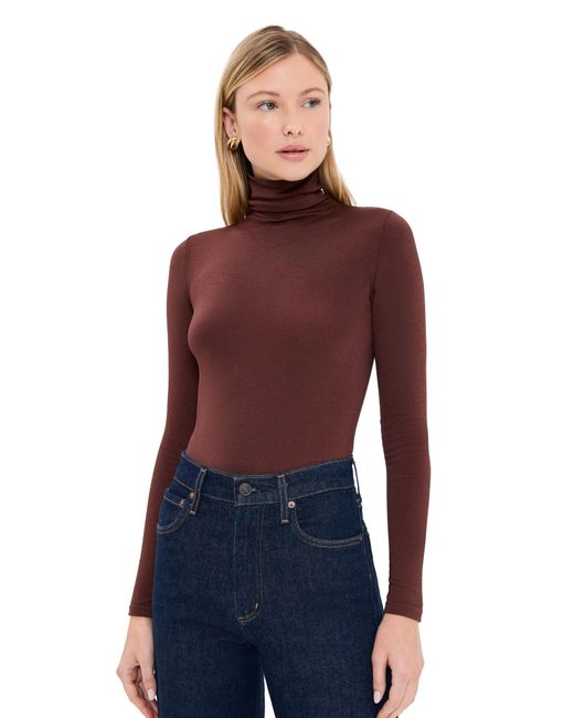 Wolford Purple Colorado Thong Bodysuit