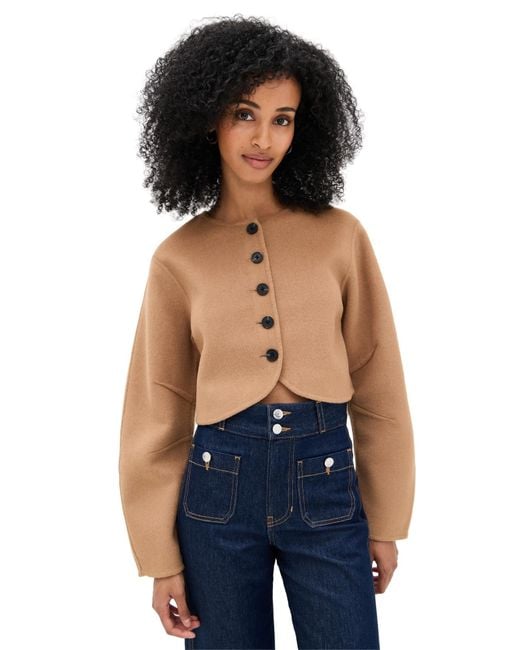 ALIGNE Blue Angelina Cropped Jacket