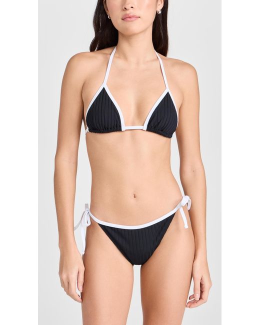 Solid & Striped Blue The Iris Bikini Bottoms