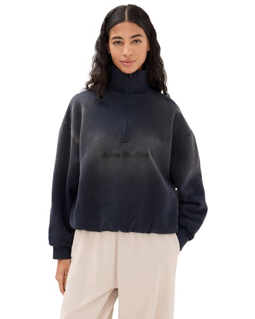 Acne Blue Logo Sweater