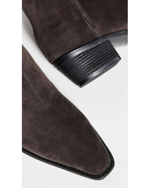 Black Suede Studio Black Reed Boots