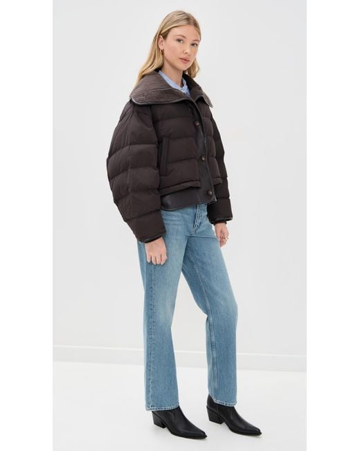 Rag & Bone Black Gloria Puffer Jacket