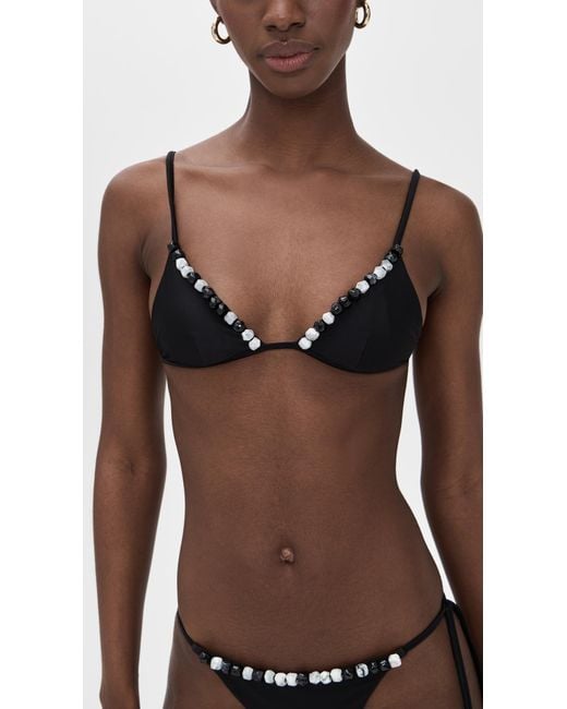 Sir Black Baci Beaded String Top