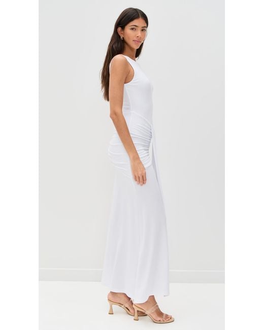 a line strapless maxi dress Strapless Ballgown with Bow Detail Dress