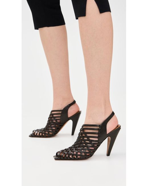 Stella McCartney Black Spur Alter Mat Heels